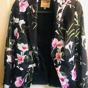 Ted Baker London floral blazer jacket